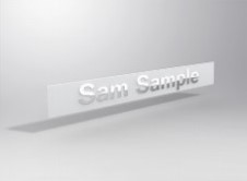 Dealername M2 for profile tube (per cm)