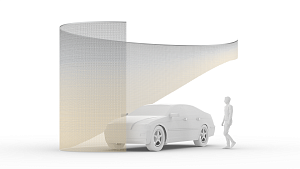 Curtain Highlight Car/ Multifunctional Bay multicolored