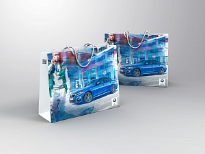 BMW Paper Carrier Bag Size M
