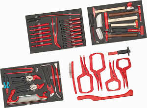 Body tool assortment - 44 pieces