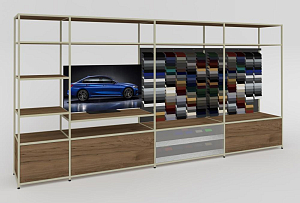 BMW shelf Sales straight variant freestanding kit 4/600mm