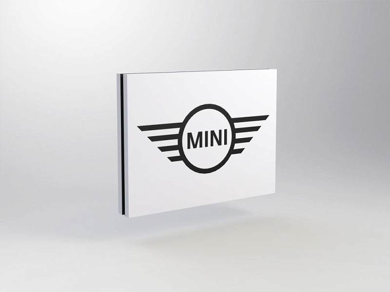 MINI brand module for pylon P3<br />
B 1200 x H 900 mm