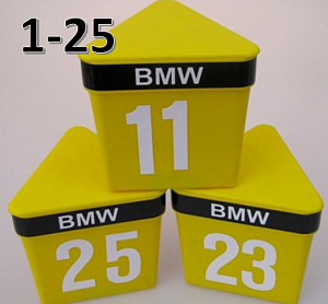 BMW number cone 1 - 25