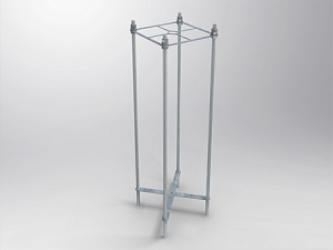 Anchor cage for pylon P4