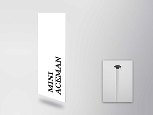 MINI ACEMAN Letter flag (vertical)