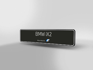 Model Plate BMW iX2