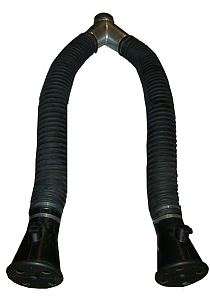 FILCAR Y-Set for double exhaust pipes with conical nozzles