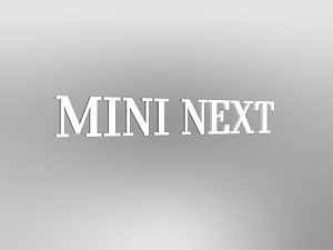 MINI Lettering "MINI NEXT ", white, illuminated, E2