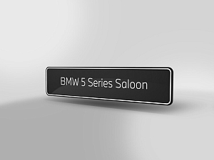 Model Plate BMW 5 Series Saloon