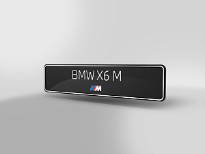 Model Plates BMW X6 M