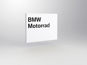 BMW Motorrad module M4, wallmounted <br />
B 1400 x H 1050 mm