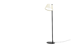 Floor lamp TAM TAM P with white shade