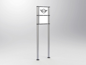 MINI pylon P7<br />
without dealer lettering and anchor cage