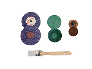 Accessory set for straight grinder 6201E