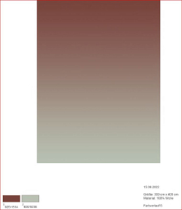 Carpet JAB FLOORING gradient Colour A: 1514 5J rectangular<br />
3000 x 4000 mm