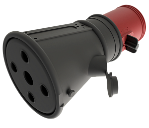 WORKY- Round rubber nozzle with closing membrane