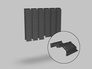 Set color sample carrier (1 set = 25 pcs)<br />
FOR US ONLY