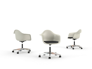 Plastic Armchair EAMES PACC for Carpet